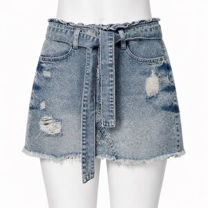 SO Blue Denim Mini Skirt